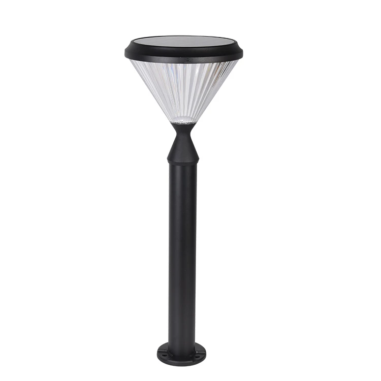 Borne solaire enfichable au sol