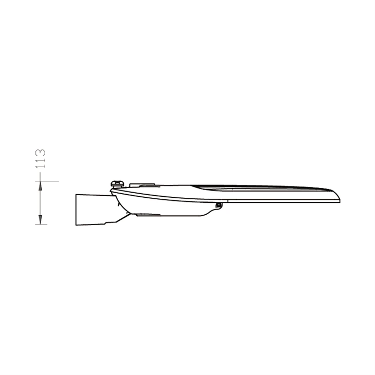 High Quality 180W Aluminum Stand Alone LED Street Light Easy Installation Radar Induction Road IP66 Rated