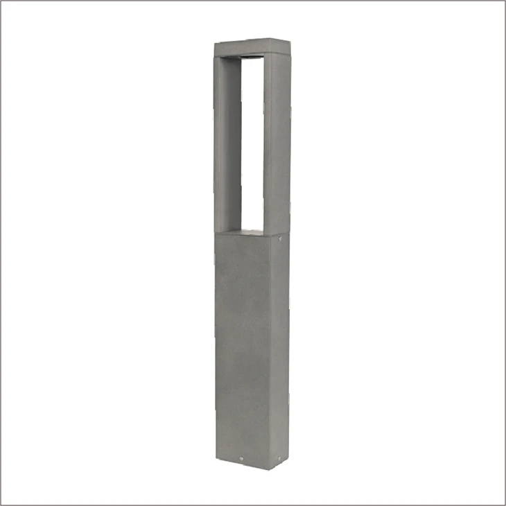 Éclairage extérieur de jardin de paysage de lumière de pelouse rectangulaire imperméable IP65 moderne a mené la lumière de borne