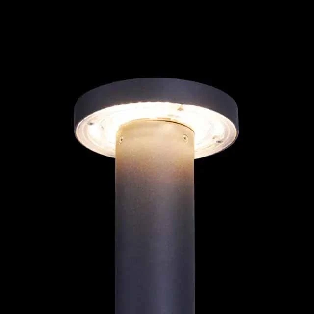 China Outdoor Flat Top Bollard With Lens best